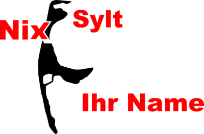Sticker Nix Sylt  your name